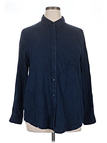 Banana Republic Factory Store Long Sleeve Button-Down Shirt (view 1)