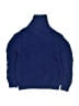Janie and Jack 100% Cotton Solid Blue Turtleneck Sweater Size 4 - photo 2