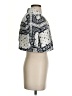 Cinq à Sept 100% Silk Silver Short Sleeve Silk Top Size XXS - photo 4