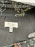 TOBI 100% Polyester Paisley Black Shorts Size L - photo 3