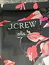 J.Crew 100% Polyester Floral Black Long Sleeve Blouse Size M - photo 7