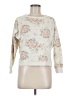 Lovestitch 100% Cotton Floral Ivory Sweatshirt Size M - photo 1