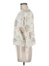 Lovestitch 100% Cotton Floral Ivory Sweatshirt Size M - photo 5