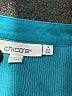 Chico's Teal 3/4 Sleeve Blouse Size XXL (4) - photo 7