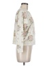 Lovestitch 100% Cotton Floral Ivory Sweatshirt Size M - photo 4