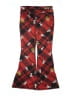 Justice 100% Polyester Argyle Red Casual Pants Size 16 - photo 1