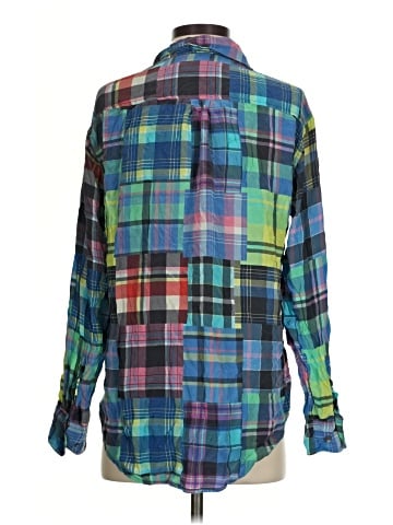 Equipment Long Sleeve Button-Down Shirt (view 2)