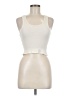 Roberta 100% Cotton Ivory Tank Top Size M - photo 1