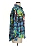 Equipment Plaid Blue Long Sleeve Button-Down Shirt Size S - photo 4