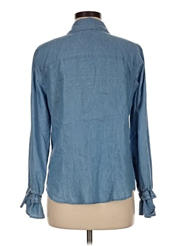 New York & Company Long Sleeve Button-Down Shirt (view 2)