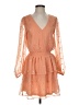 NSR Stars Orange Cocktail Dress Size S - photo 1