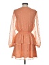 NSR Stars Orange Cocktail Dress Size S - photo 2