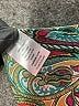 Haver + Blair 100% Polyester Paisley Teal 3/4 Sleeve Blouse Size XS - photo 8