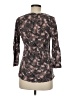 Victor 100% Rayon Brown 3/4 Sleeve Top Size M - photo 2