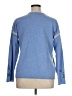 Johnny Was Stars Blue Wool Pullover Sweater Size XL - photo 2