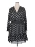 MICHAEL Michael Kors 100% Polyester Polka Dots Black Casual Dress Size 2X - photo 1