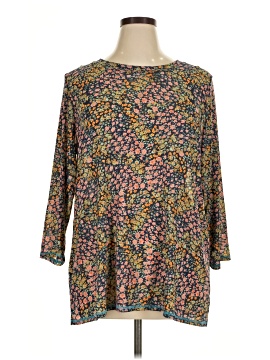 Logo Layers 3/4 Sleeve Blouse