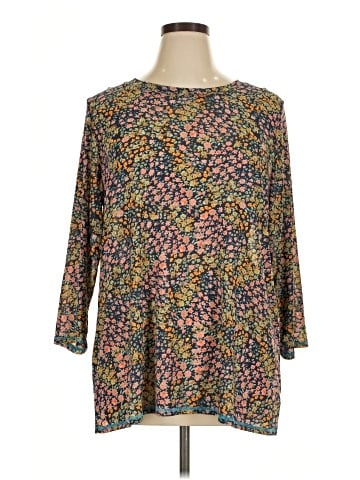 Logo Layers 3/4 Sleeve Blouse (view 1)
