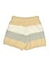 Shein Stripes Yellow Shorts Size 4 - photo 2