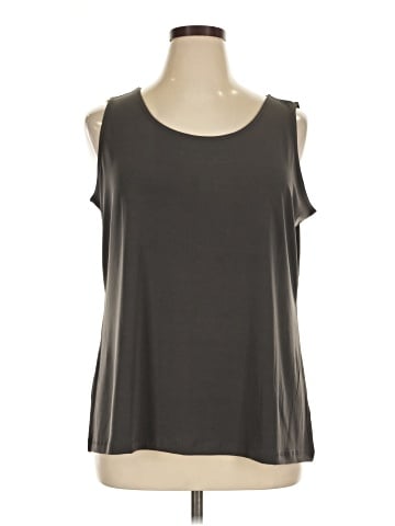 Susan Graver Sleeveless T-Shirt (view 1)