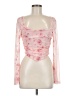 Shein Pink Long Sleeve Top Size 8 - 10 - photo 1