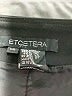 Etcetera 100% Leather Black Leather Skirt Size 14 - photo 4