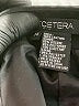 Etcetera 100% Leather Black Leather Skirt Size 14 - photo 5