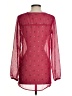 Mudd 100% Polyester Red Long Sleeve Blouse Size S - photo 2