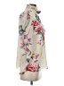 Keepsake 100% Polyester Floral Ivory 3/4 Sleeve Blouse Size 4 - photo 4