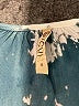 XCVI 100% Rayon Tie-dye Teal Long Sleeve Blouse Size S - photo 7