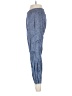 Theory Chevron-herringbone Blue Linen Pants Size P (petite) - photo 5