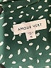 Amour Vert Polka Dots Green Long Sleeve Blouse Size M - photo 7