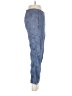 Theory Chevron-herringbone Blue Linen Pants Size P (petite) - photo 4