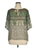 Unbranded Green Short Sleeve Blouse Size XL - photo 1