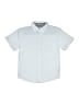 Kenneth Cole REACTION Polka Dots Blue Short Sleeve Button-Down Shirt Size 8 - photo 1