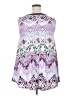 Avenue Purple Sleeveless Blouse Size 18 Plus - photo 2