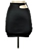 Meshki Solid Black Casual Skirt Size XXS - photo 1