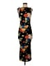Danielle Bernstein Print Black Cocktail Dress Size S - photo 1