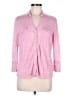 J. McLaughlin Pink 3/4 Sleeve Button-Down Shirt Size M - photo 1