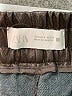 Zara Metallic Black Athletic Shorts Size S - photo 3