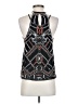 Parker 100% Silk Black Sleeveless Silk Top Size XS - photo 2