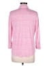 J. McLaughlin Pink 3/4 Sleeve Button-Down Shirt Size M - photo 2