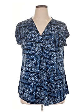 Lane Bryant Short Sleeve Blouse
