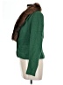 Zara Chevron-herringbone Green Blazer Size L - photo 5