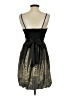Jodi Kristopher Metallic Black Cocktail Dress Size 3 - 4 - photo 2