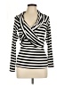 Venus 100% Polyester Ivory Long Sleeve Top Size M - photo 1