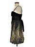 Jodi Kristopher Metallic Black Cocktail Dress Size 3 - 4 - photo 5