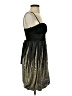 Jodi Kristopher Metallic Black Cocktail Dress Size 3 - 4 - photo 4