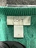 Ann Taylor LOFT Outlet 100% Cotton Green Pullover Sweater Size M - photo 7