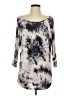 Lock & Love Tie-dye Gray 3/4 Sleeve Top Size L - photo 1